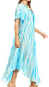 Sakkas Melika Tie Dye Caftan Dress
