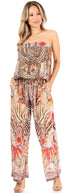 Vestido Sakkas Esha para mujer, holgado, sin mangas, con estampado floral, estilo bohemio, informal, de verano, con bolsillos