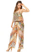 Vestido Sakkas Esha para mujer, holgado, sin mangas, con estampado floral, estilo bohemio, informal, de verano, con bolsillos