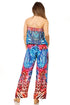 Vestido Sakkas Esha para mujer, holgado, sin mangas, con estampado floral, estilo bohemio, informal, de verano, con bolsillos