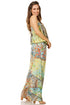Vestido Sakkas Esha para mujer, holgado, sin mangas, con estampado floral, estilo bohemio, informal, de verano, con bolsillos