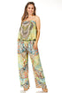 Vestido Sakkas Esha para mujer, holgado, sin mangas, con estampado floral, estilo bohemio, informal, de verano, con bolsillos