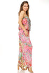 Vestido Sakkas Esha para mujer, holgado, sin mangas, con estampado floral, estilo bohemio, informal, de verano, con bolsillos