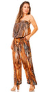 Vestido Sakkas Esha para mujer, holgado, sin mangas, con estampado floral, estilo bohemio, informal, de verano, con bolsillos