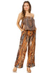 Vestido Sakkas Esha para mujer, holgado, sin mangas, con estampado floral, estilo bohemio, informal, de verano, con bolsillos