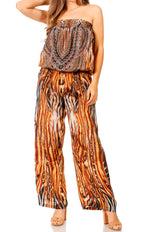 Vestido Sakkas Esha para mujer, holgado, sin mangas, con estampado floral, estilo bohemio, informal, de verano, con bolsillos