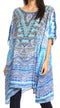 Sakkas Sira Women's Casual Short Sleeve Loose Pullover Mid-Long Oversize Top Tunic