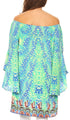 Vestido túnica Sakkas Inna con mangas acampanadas y pedrería