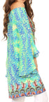 Vestido túnica Sakkas Inna con mangas acampanadas y pedrería