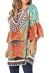 Vestido túnica Sakkas Inna con mangas acampanadas y pedrería