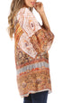 Vestido túnica Sakkas Inna con mangas acampanadas y pedrería