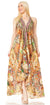 Sakkas Lizi 2 Women's High-Low Halter Maxi Dress for Beach and Vacation Parties