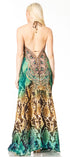 Sakkas Lizi 2 Women's High-Low Halter Maxi Dress for Beach and Vacation Parties