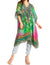 Sakkas Kristy Long Tall Lightweight Caftan Dress / Cover Up With V-Neck Jewels