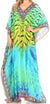 Vestido caftán largo con escote en V y diseño fluido Anahi de Sakkas con diamantes de imitación