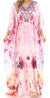 Vestido caftán largo con escote en V y diseño fluido Anahi de Sakkas con diamantes de imitación