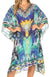 Sakkas MiuMiu Ligthweight Summer Printed Short Caftan Dress / Cover Up