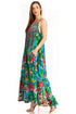 Vestido largo informal de verano con cuello en V y tirantes finos para mujer de Sakkas Sofia