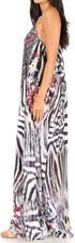 Vestido largo informal de verano con cuello en V y tirantes finos para mujer de Sakkas Sofia