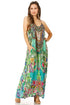 Vestido largo informal de verano con cuello en V y tirantes finos para mujer de Sakkas Sofia