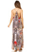 Vestido largo informal de verano con cuello en V y tirantes finos para mujer de Sakkas Sofia