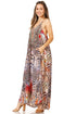 Vestido largo informal de verano con cuello en V y tirantes finos para mujer de Sakkas Sofia