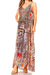 Vestido largo informal de verano con cuello en V y tirantes finos para mujer de Sakkas Sofia
