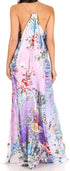Vestido largo informal de verano con cuello en V y tirantes finos para mujer de Sakkas Sofia