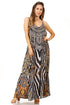Vestido largo informal de verano con cuello en V y tirantes finos para mujer de Sakkas Sofia