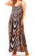 Vestido largo informal de verano con cuello en V y tirantes finos para mujer de Sakkas Sofia