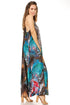 Vestido largo informal de verano con cuello en V y tirantes finos para mujer de Sakkas Sofia