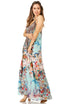 Vestido largo informal de verano con cuello en V y tirantes finos para mujer de Sakkas Sofia