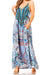 Vestido largo informal de verano con cuello en V y tirantes finos para mujer de Sakkas Sofia