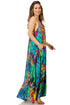 Vestido largo informal de verano con cuello en V y tirantes finos para mujer de Sakkas Sofia