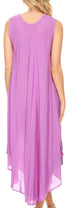 Vestido caftán maxi Sakkas Keola para mujer, vestido de verano sin mangas