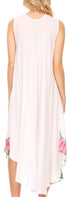Vestido caftán maxi Sakkas Keola para mujer, vestido de verano sin mangas