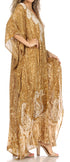 Sakkas Tacy Women's Boho Summer Maxi Dress for Casual or Lounge Wear