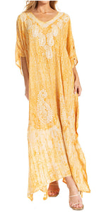 Sakkas Tacy Women's Boho Summer Maxi Dress for Casual or Lounge Wear