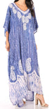 Sakkas Tacy Women's Boho Summer Maxi Dress for Casual or Lounge Wear