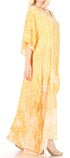 Sakkas Tacy Women's Boho Summer Maxi Dress for Casual or Lounge Wear