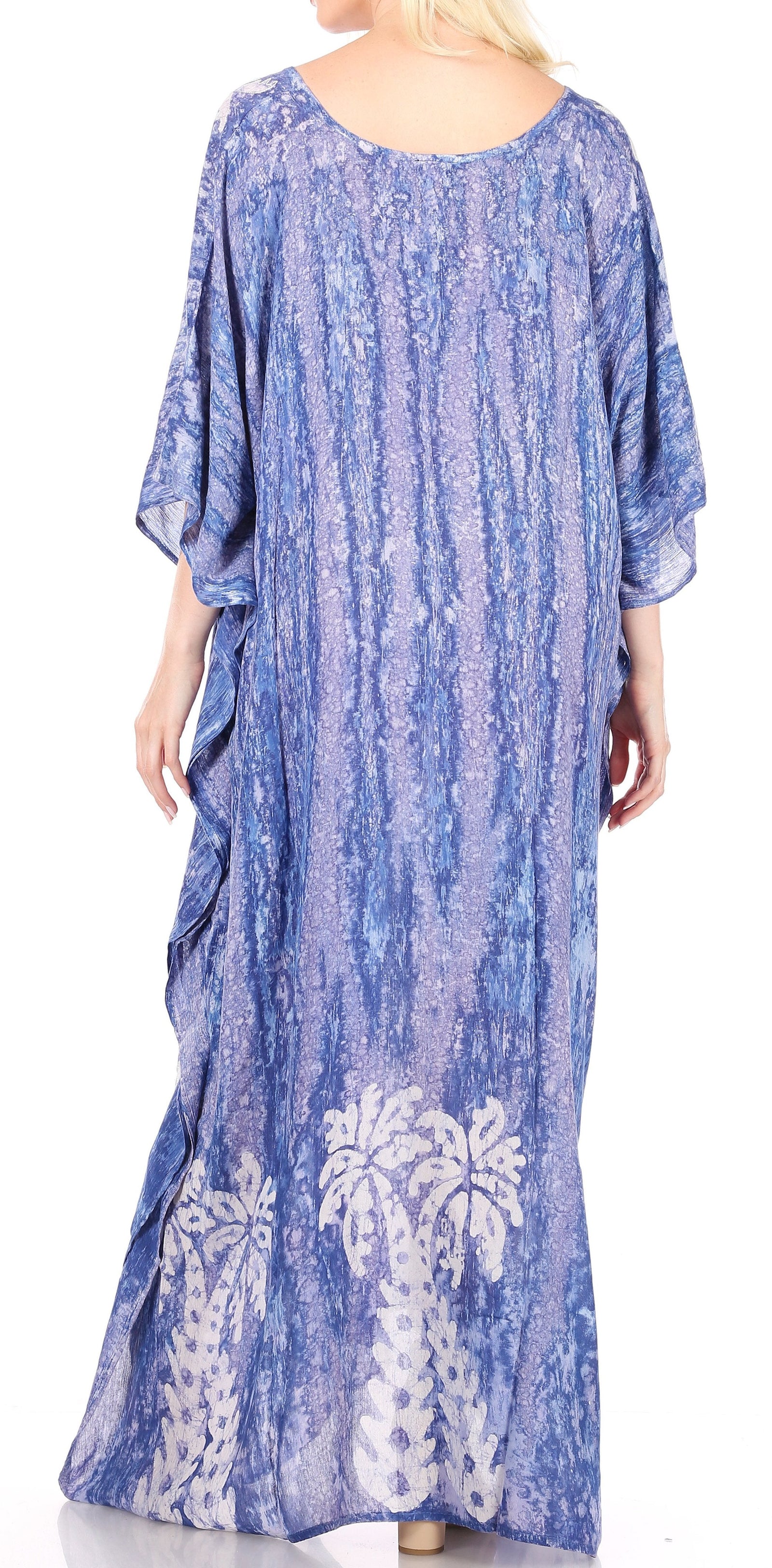 Sakkas Tacy Women's Boho Summer Maxi Dress for Casual or Lounge Wear