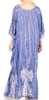 Sakkas Tacy Women's Boho Summer Maxi Dress for Casual or Lounge Wear