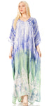 Sakkas Tacy Women's Boho Summer Maxi Dress for Casual or Lounge Wear