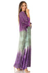 Sakkas Tacy Women's Boho Summer Maxi Dress for Casual or Lounge Wear