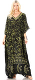 Sakkas Tacy Women's Boho Summer Maxi Dress for Casual or Lounge Wear