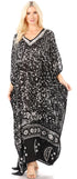 Sakkas Tacy Women's Boho Summer Maxi Dress for Casual or Lounge Wear