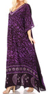 Sakkas Tacy Women's Boho Summer Maxi Dress for Casual or Lounge Wear