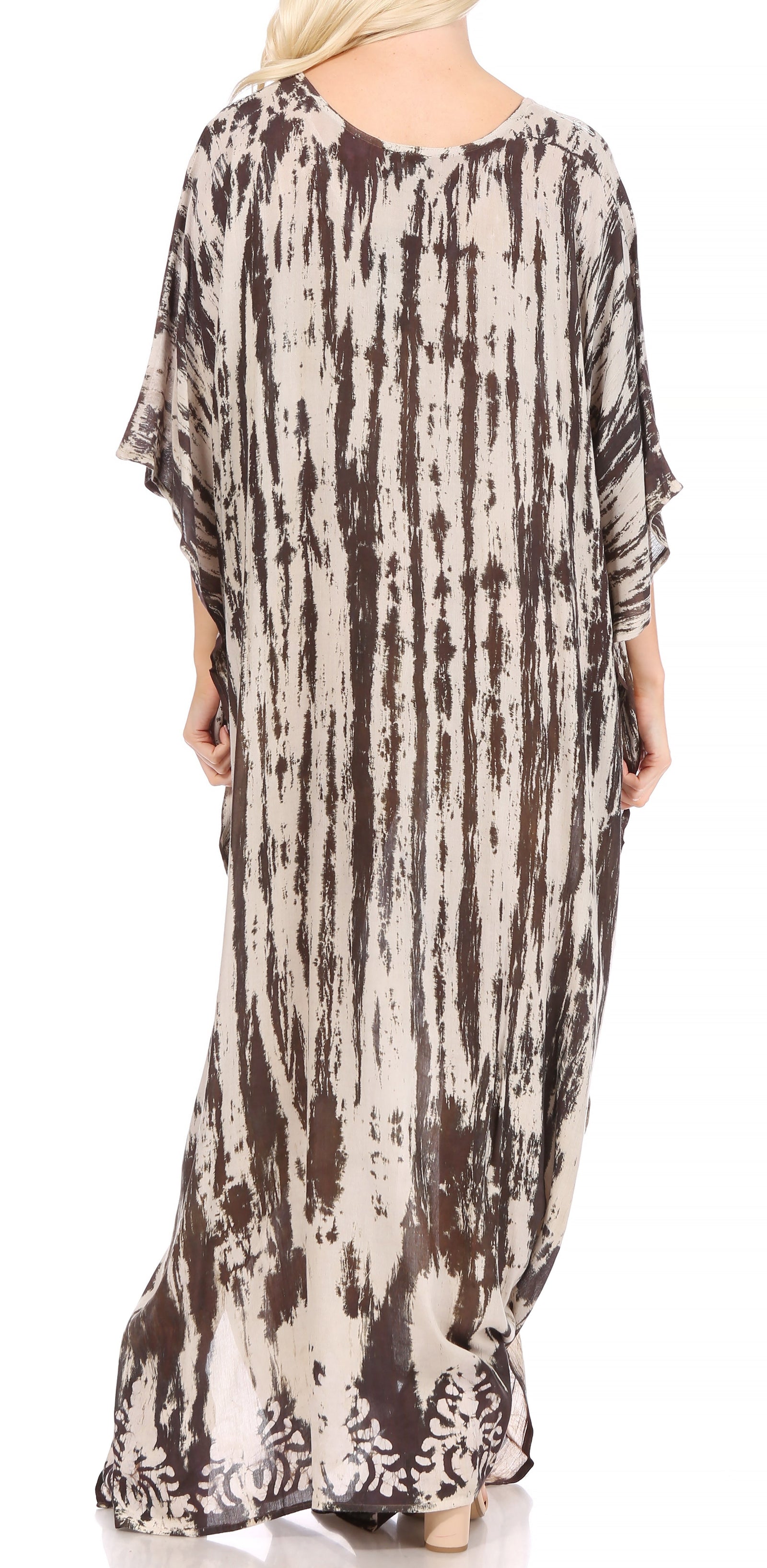 Sakkas Tacy Women's Boho Summer Maxi Dress for Casual or Lounge Wear
