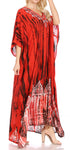 Sakkas Tacy Women's Boho Summer Maxi Dress for Casual or Lounge Wear