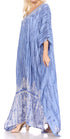 Sakkas Tacy Women's Boho Summer Maxi Dress for Casual or Lounge Wear